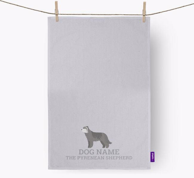 Personalized '{dogsName} The {breedFullName}' Dish Towel